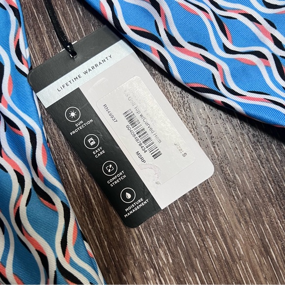 Tail white label women’s size small rash guard spf 50 NWT - Picture 2 of 4